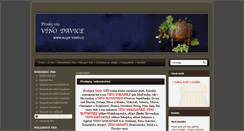 Desktop Screenshot of alga-vino.cz